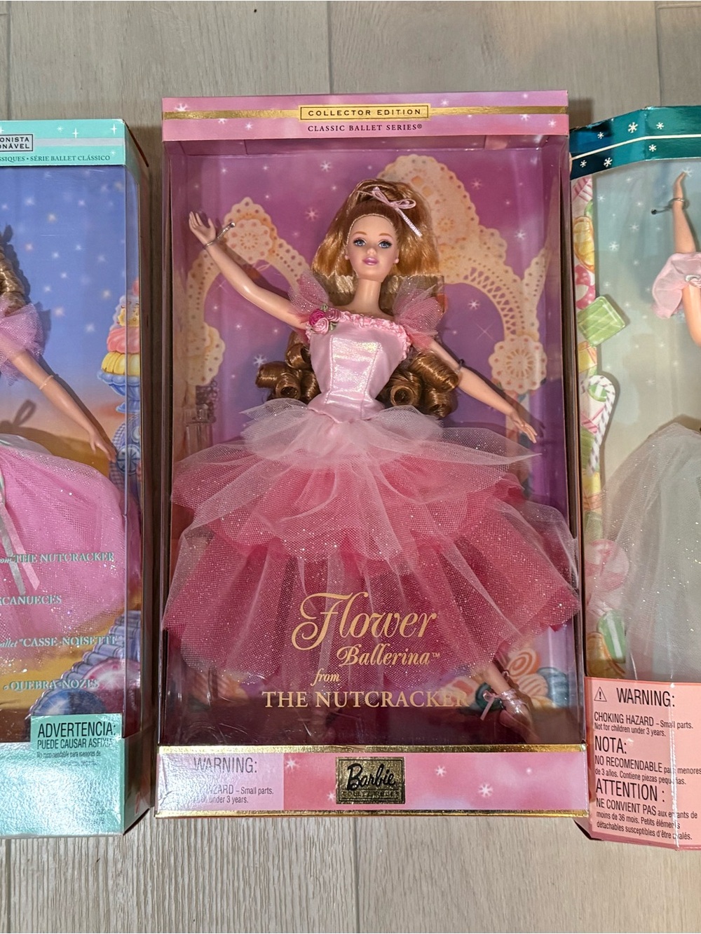 Barbie Flower Ballerina The Nutcracker Pink Collector Doll